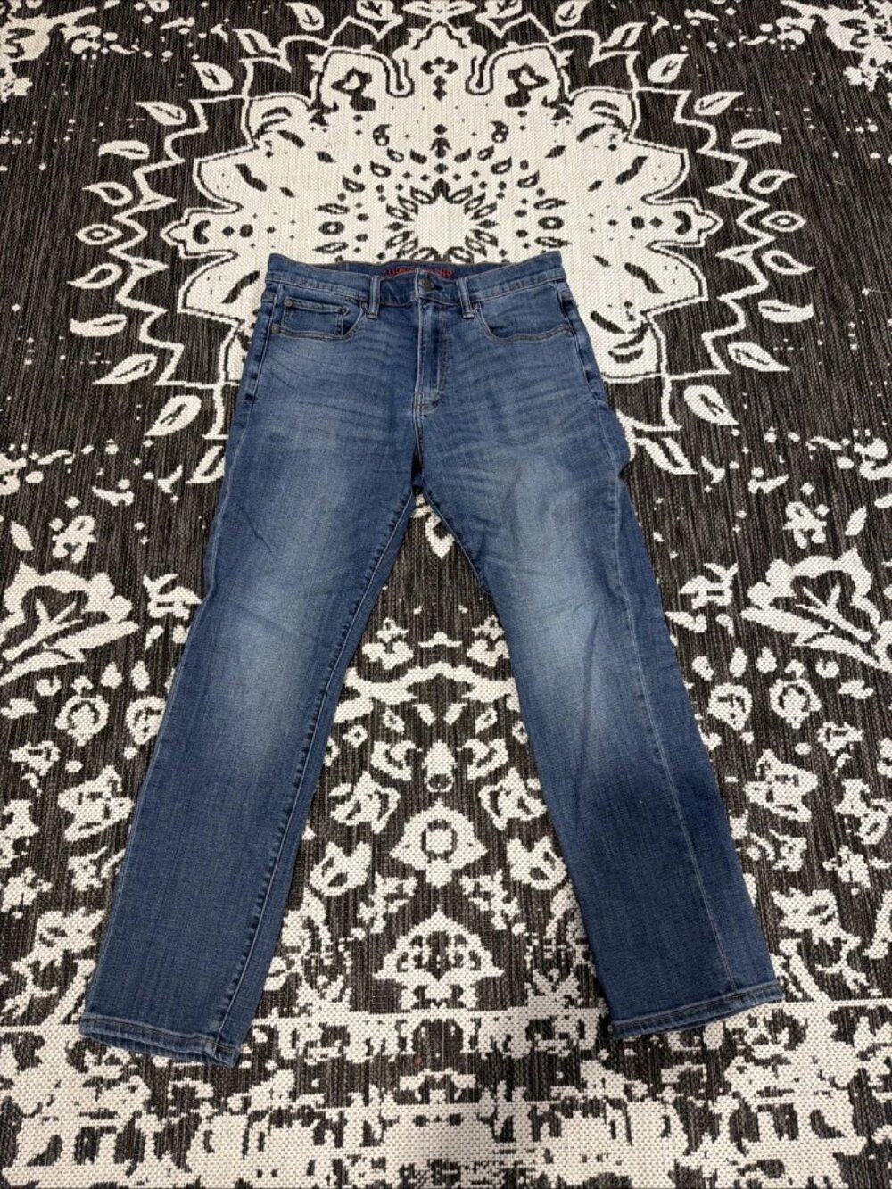 LUCKY BRAND 410 Athletic Straight Jeans Blue Wash Denim Men’s 32x30